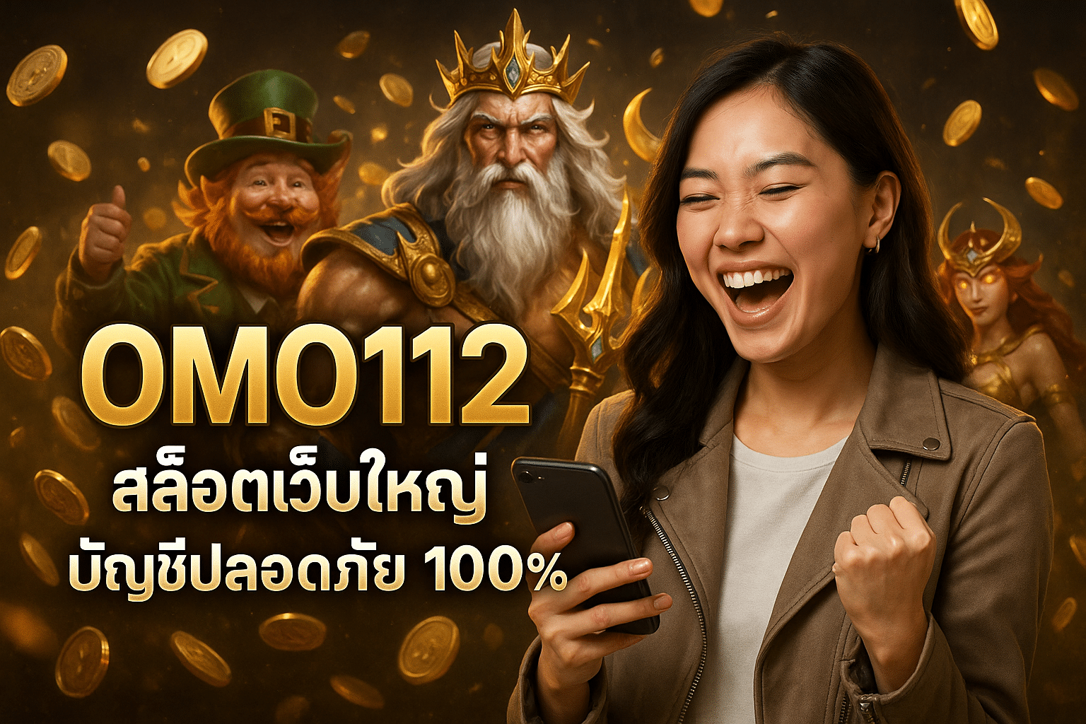 OMO1112 สล็อตเว็บใหญ่ บัญชีปลอดภัย 100%
