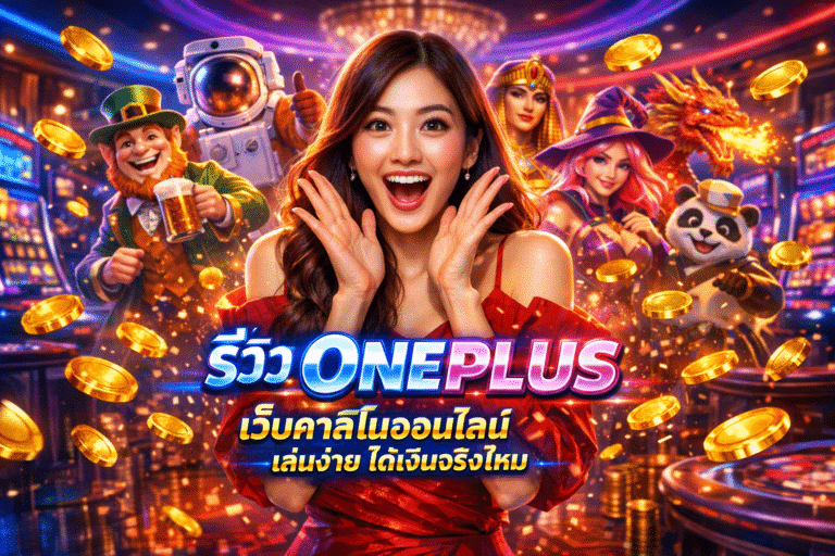 รีวิว ONEPLUS เว็บคาสิโนออนไลน์ เล่นง่าย ได้เงินจริงไหม