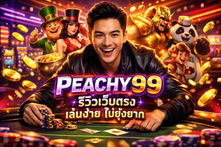 PEACHY99 รีวิวเว็บตรง เล่นง่าย ไม่ยุ่งยาก